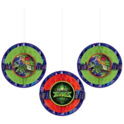 Rise of the Teenage Mutant Ninja Turtles Honeycomb Hanging Decor 3pcs