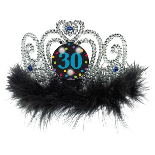 30Th Bday Flashing Tiara