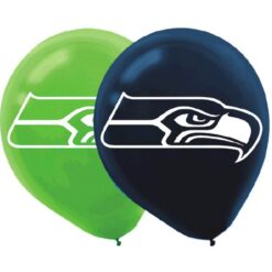 Seattle Seahawks 12" LTX Balloons 6CT