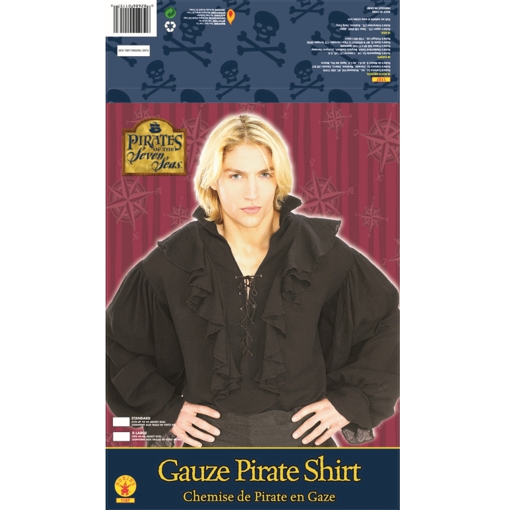 Red Gauze Pirate Shirt