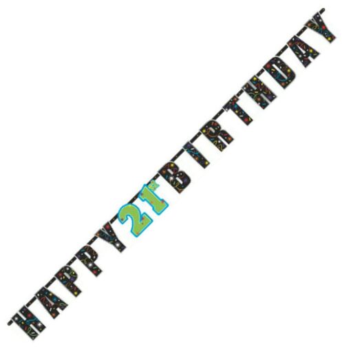 21St Brilliant Birthday Letter Banner