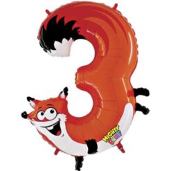 40" SHP Fox '3' Zooloon Balloon