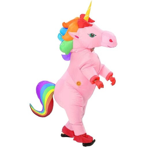 Pink Unicorn Inflatable Adult Os