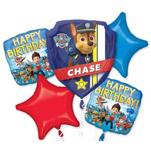 Bqt Paw Patrol Foil Balloons 5Pcs