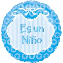 18" RND Es Un Nino 1S Foil Balloon