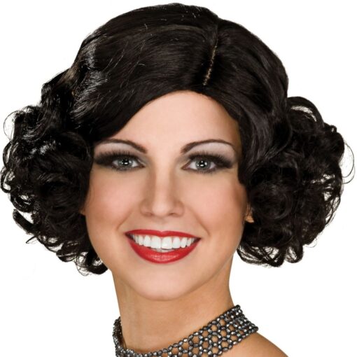 Flapper Wig Black