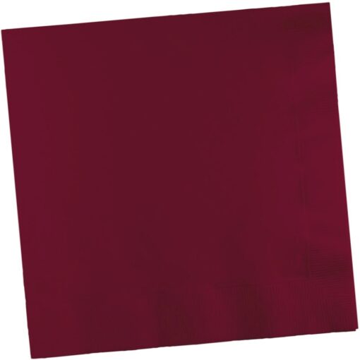 Burgundy Napkin Lunch 50Ct