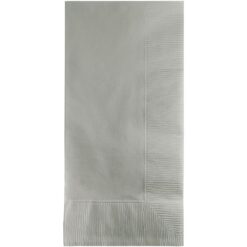 S Silver Napkin, Dinner 1/8 FLD 50CT