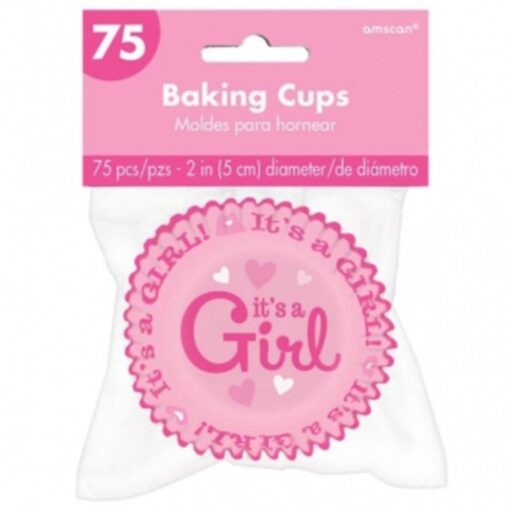 It'S A Girl Cupcake Cups 75Ct