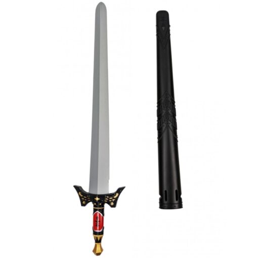 Medieval Knight Sword And Scabbard