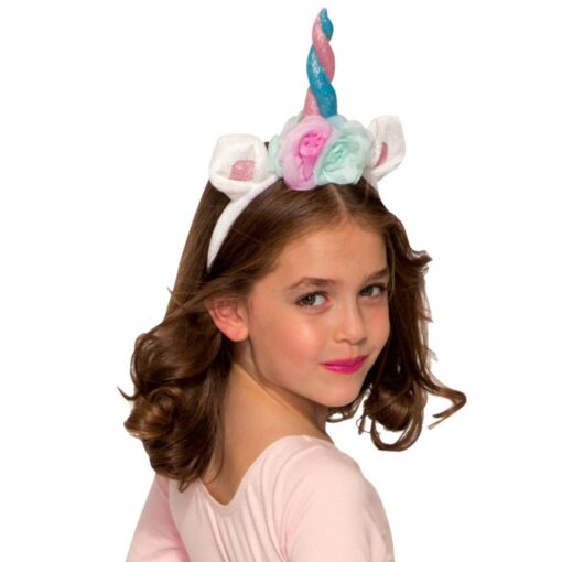 Unicorn Headband W/Flowers