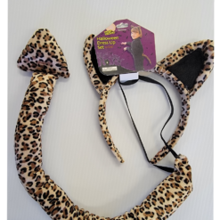 Leopard Headband & Tail Set