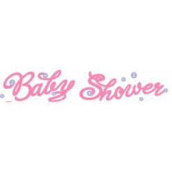Baby Pink Stitch Crepe Streamer 30FT