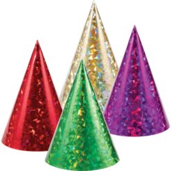 Prismatic Party Hats 8CT