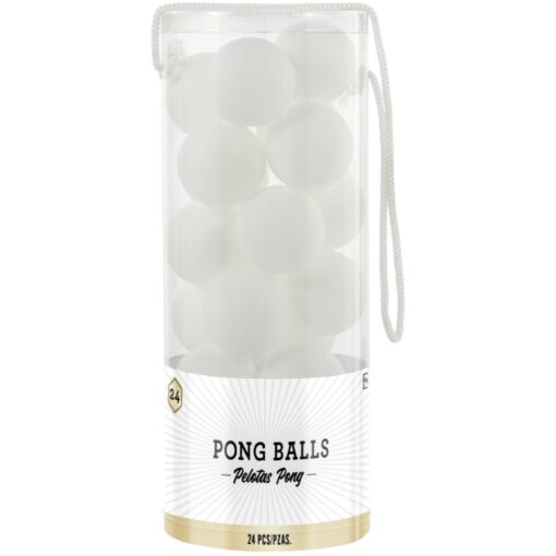 Ping Pong Balls, White 24Ct