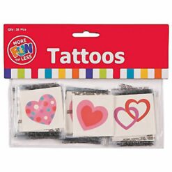 Fun Heart Temporary Tattoos 36CT