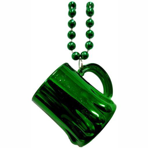 St Patricks Day Plastic Shot Glass On A Chain