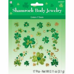 Shamrock Body Jewelry Decals
