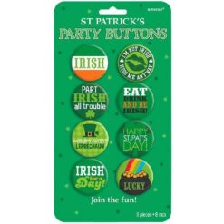 St. Patrick's Day Buttons 8CT