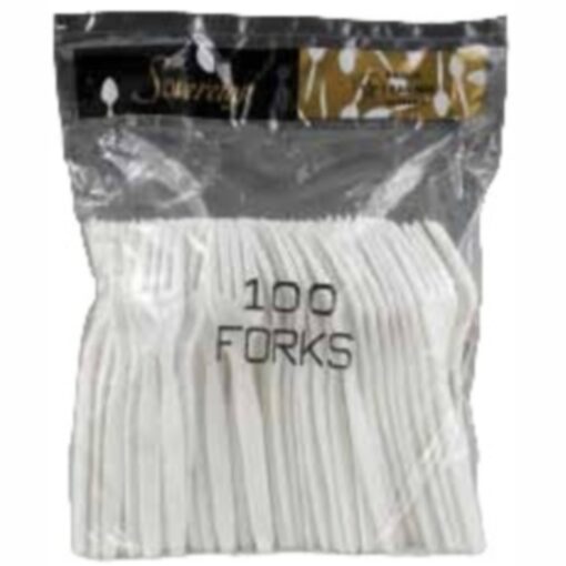 White Forks Full Sized 100Ct