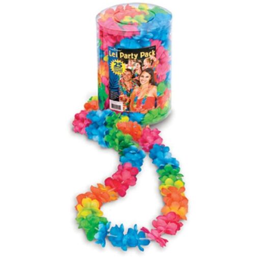 Lei Party Pack, Multi-Color 25Pc