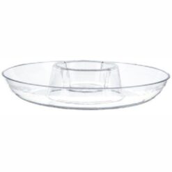 Chip & Dip Bowl, Clear 6"