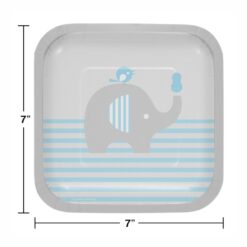 Little Peanut Blue Plates 7" 8CT