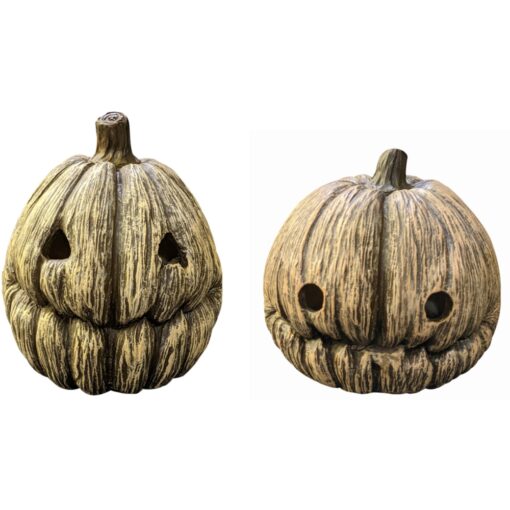 Jack O'Lantern Aged Resin Astd