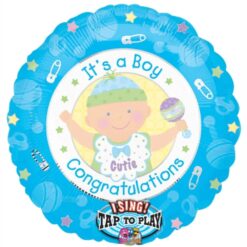 28" Its A Boy Sing-A-Tune Balloon