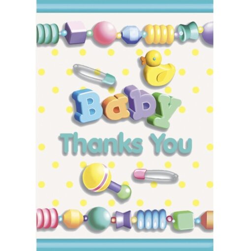 Baby Bliss Thank You Notes 8Ct