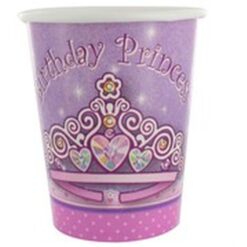 Princess Birthday Cups Hot/Cold 9oz 8CT