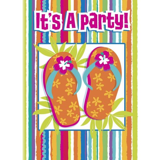 Flip Flop Fun Invitations 8Ct