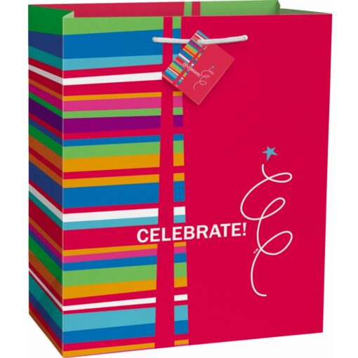 Red Celebrate Giftbag Gloss Large
