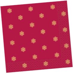 Starry Cmas Tree Napkins Beverage 24CT