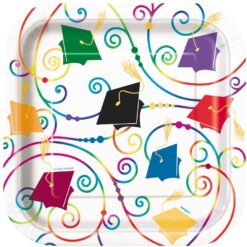 Grad Scroll Plates SQR 7" 10CT