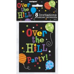 Over The Hill Invitations 8CT