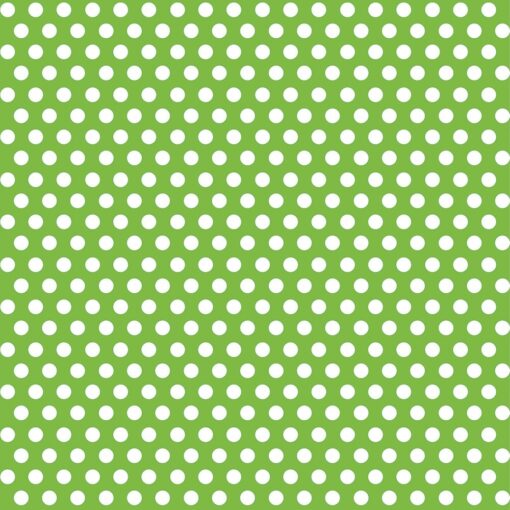 Lime Green Dot Giftwrap 30&Quot;X5Ft