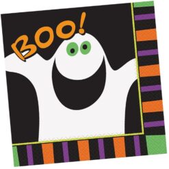 Pumpkin Boo Napkins Beverage 24CT