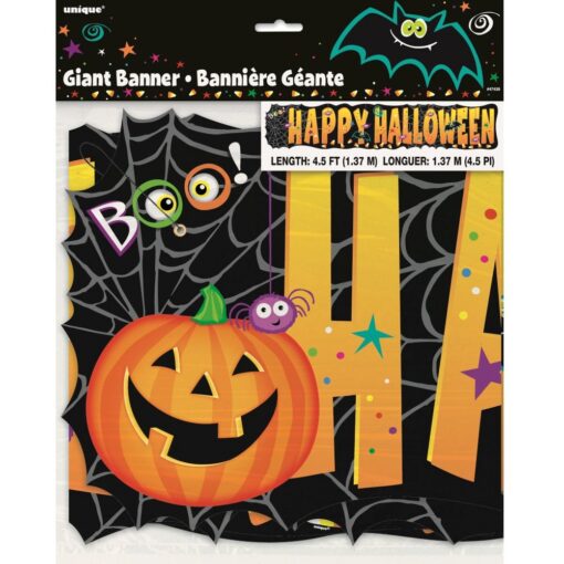 Pumpkin Pals Giant Jointed Banner 4.3Ft