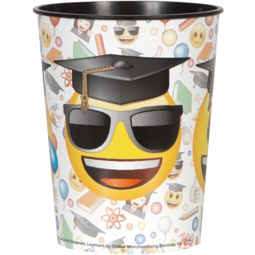 Emoji Grad 16Oz Plastic Cup