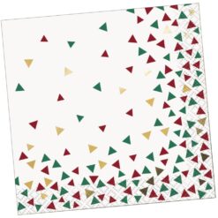 Chic Christmas Napkins Beverage 16CT