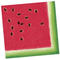 Summer Watermelon Napkins Beverage 16CT