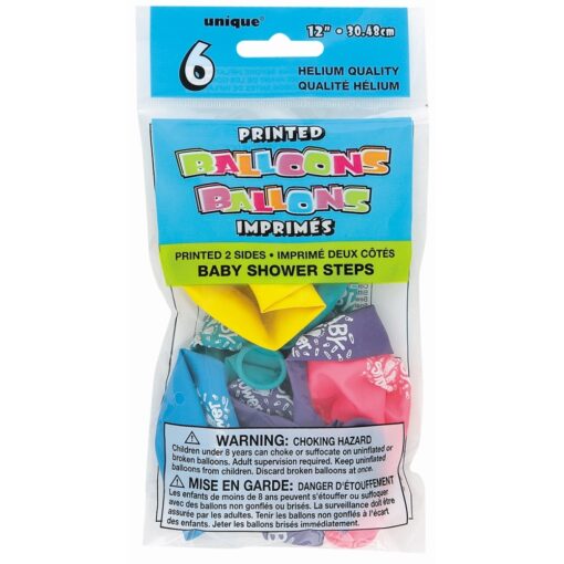 12&Quot; Baby Steps Astd Pastel Ltx 2S 6Ct