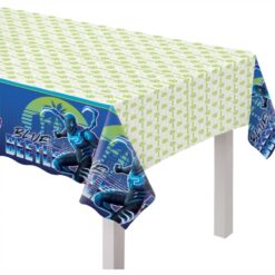 Blue Beetle Table Cover Plastic 54"x96"