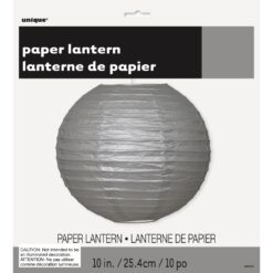 Lantern Round 10" Silver