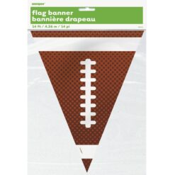 Football Flag Banner Plastic 14FT