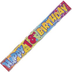 18 Birthday Foil Banner 12FT