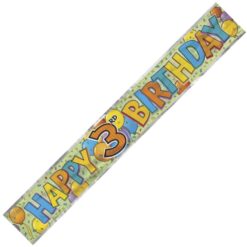 03 Birthday Foil Banner 12FT