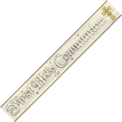 First Communion Foil Banner 12FT