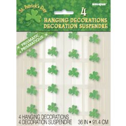 Shamrock Prism Hanging Decor 36"L 4CT